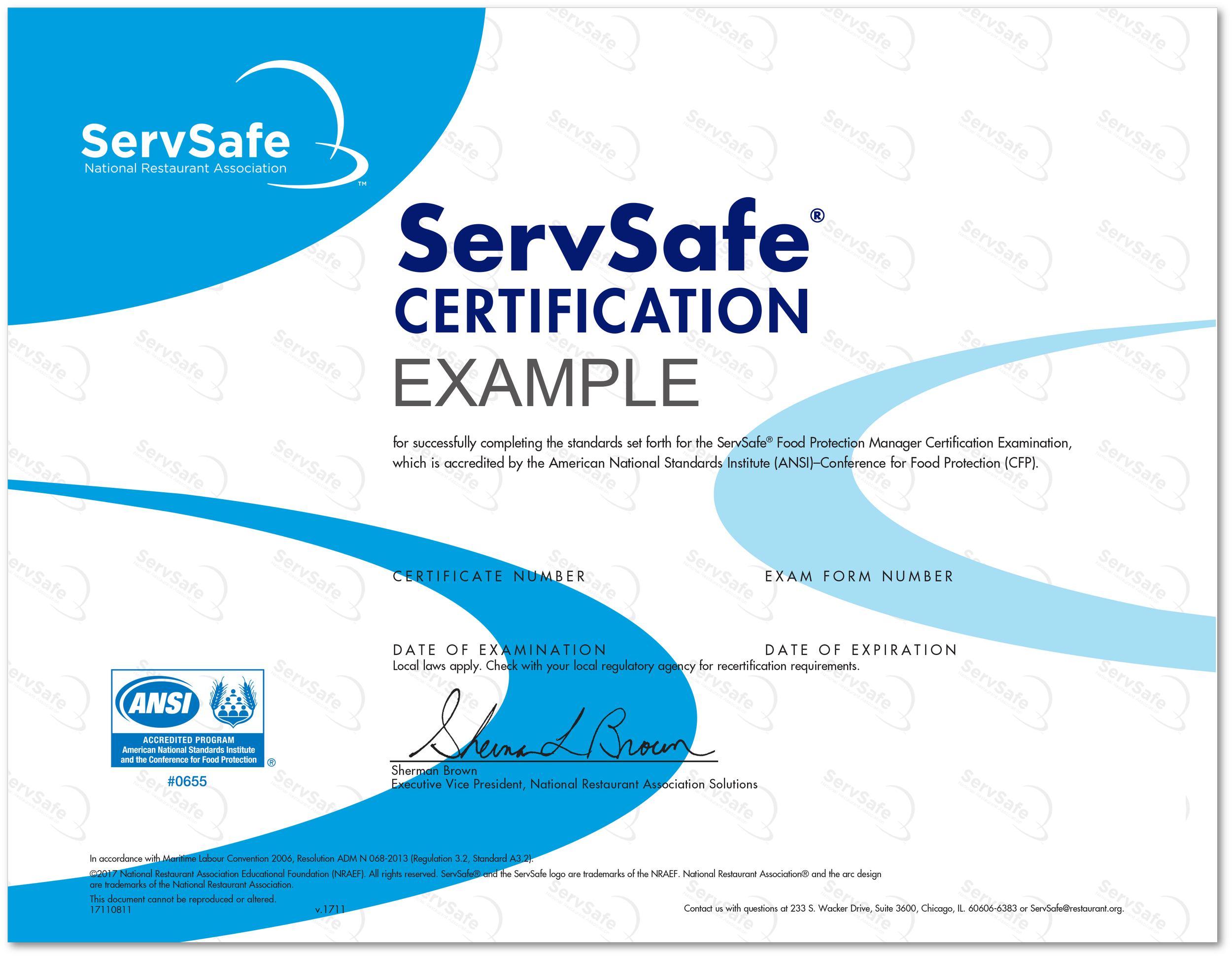 ServSafe certification exam preparation and training materials